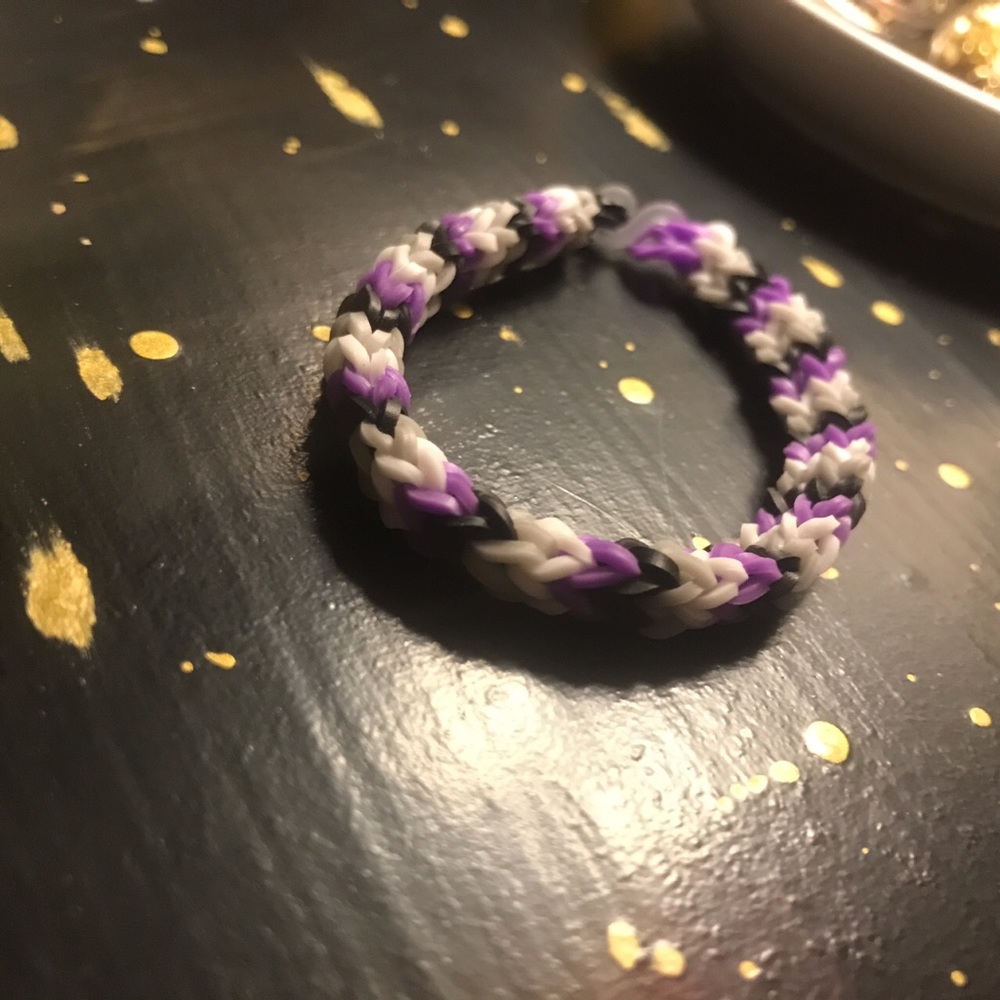 Asexual Pride Bracelet